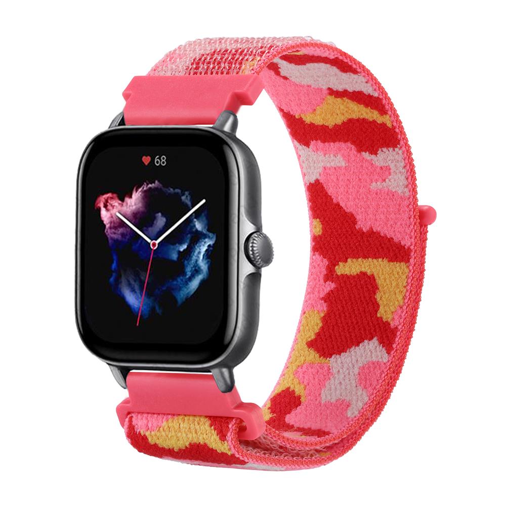 Ремешок для Amazfit GTS/2/2e/3/GTS2 Mini/GTR 42мм/47мм/GTR2/3/Pro strato 20/22мм нейлоновый Камуфляжный Браслет Ремешок Amazfit bip