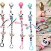 New Panda Rainbow Baby Chew Toy Pacifier Clip Teething Soother Pacifiers Chain