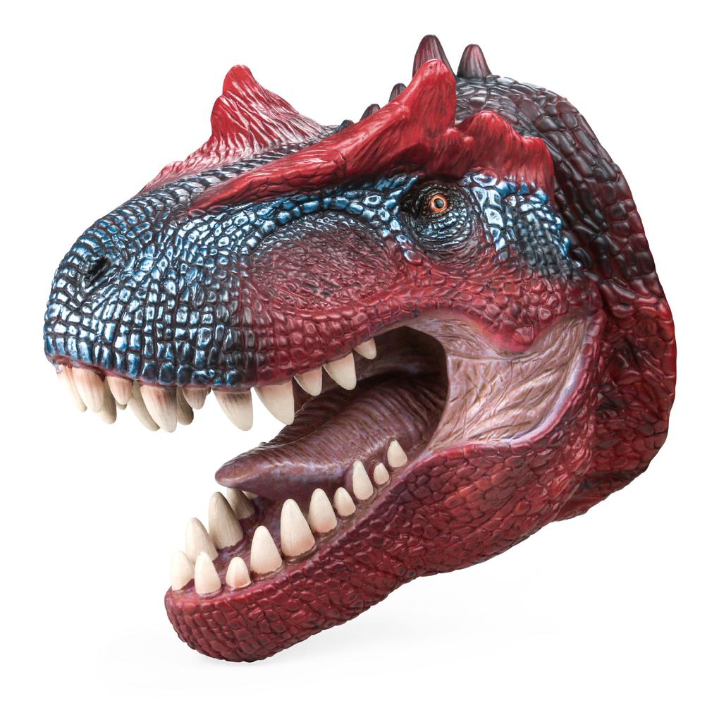 Куклы на руку Модель головы динозавра Игрушка T-Rex Динозавр Акула Тигр Парк Куклы Миры динозавров Мягкая резина Только игрушка для детей Мальчиков