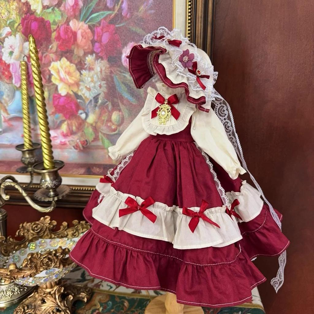 HAMRETHYPPZ 14 16 13 BJD Кукла на шаровых шарнирах Платье для куклы Костюм для куклы Наряд горничной Платье для куклы на шаровых шарнирах Кукла для переодевания Платье принцессы, Наряд горничной,