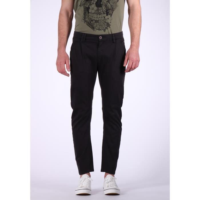 Pantalon chino - KAPORAL - GREAT - Coupe tapered - Noir - Taille 32
