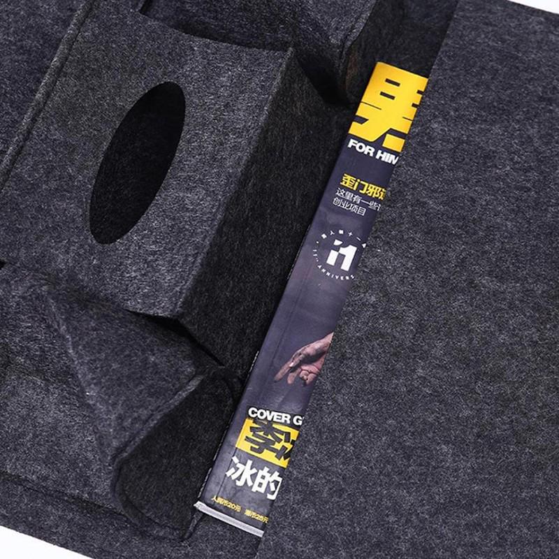 1 шт., сумка для хранения на спинке автомобильного сиденья, органайзер, багажник, эластичная фетровая сумка для хранения, 6 карманов, органайзер, подвесные автомобильные аксессуары