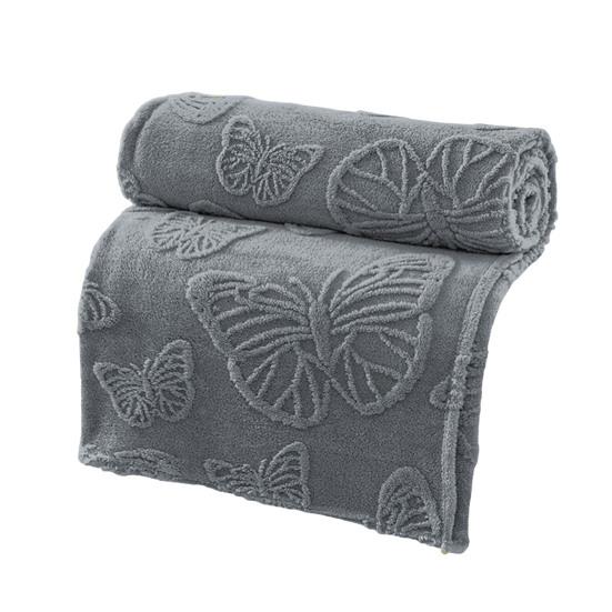 3D Butterfly Baby Blanket Double-Sided Flannel Soft Throw Blanket Fluffy Infant Toddler Newborn Receiving Blanket Crib Stroller Use Baby Shower Gift