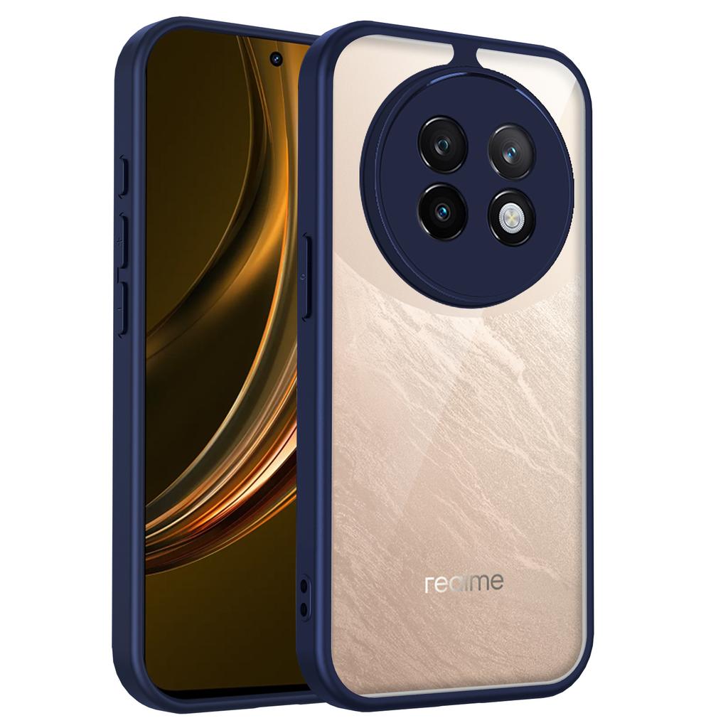 Для Realme 12 Чехол для телефона Realme 12X Чехол для телефона Realme 12 Pro Plus Чехол 12 + 4G Силиконовый бампер с воздушной подушкой Прозрачная матовая задняя крышка Жесткая
