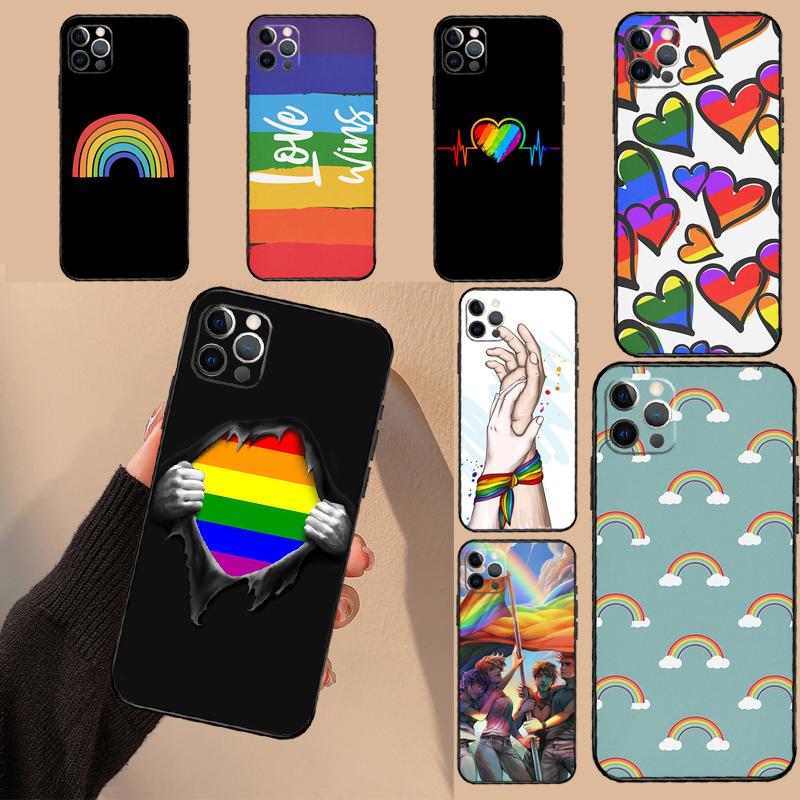 LGBT Pride Rainbow Case For Oppo A98 A78 A18 A38 A58 A60 A80 A40 A96 A76 A16 A94 A74 A54 A15 A17 A57 A77 A5 Pro
