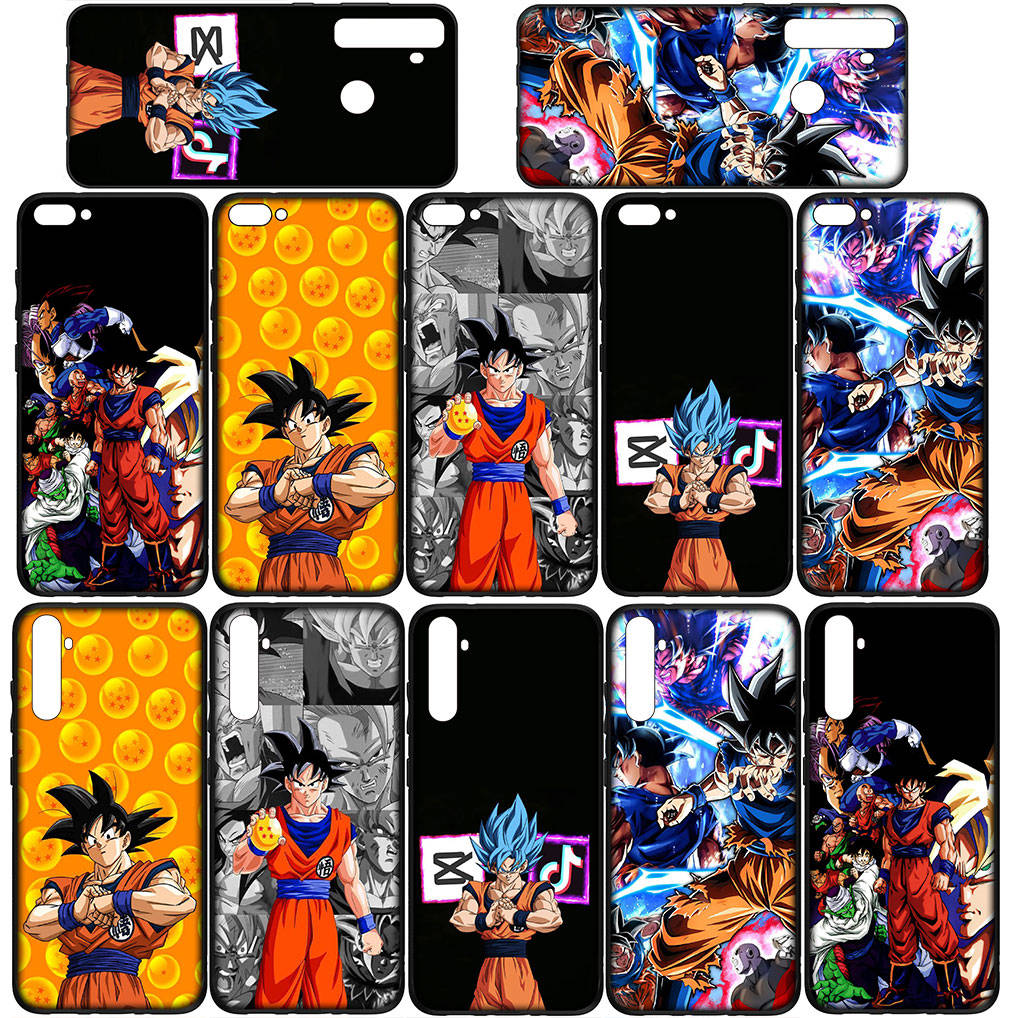 Для Samsung Galaxy S24 S23 iPhone 16 15 14 Xiaomi Redmi Note 13 12 11 8Plus 9 Pro Max X XR чехол для телефона Dragon Ball Goku Z DragonBall OPPO Huawei чехол