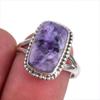 Natural Charoite Gemstone Handmade 925 Solid Sterling Silver Gift Ring S.7 I3C26