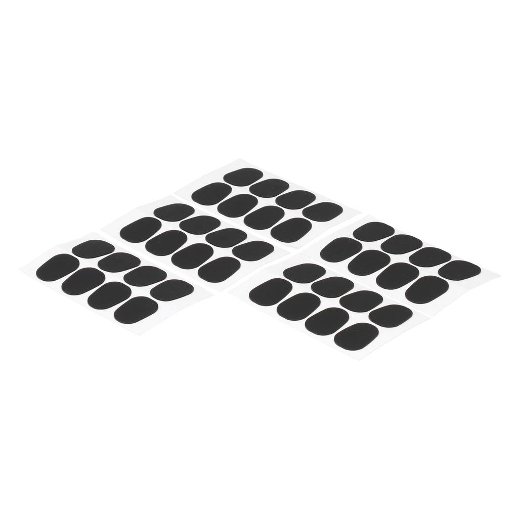 40Pcs Mouthpiece Cushions Patches Pads Accessory for Alto/Tenor Saxophone Clarinet Black0.5mm