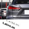 ABS Наклейка-значок на задний багажник автомобиля Для логотипа RX ES GX LS LX IS GS RC CT UX250 ES300 RX350 RX450 NX250 ES200 CT200