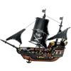 Building Block Pirate Stronghold Black Pearl Boat Royal Navy Warship Port Bricks Toy For  Children Gift