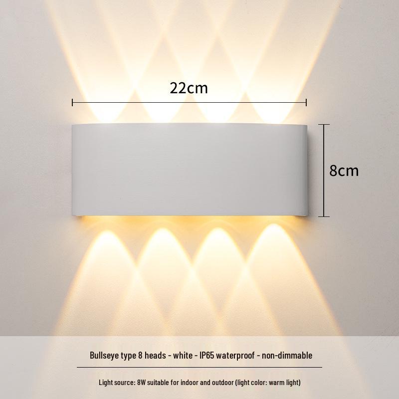 Modern Waterproof LED Wall Light for Outdoor & Indoor Spaces
