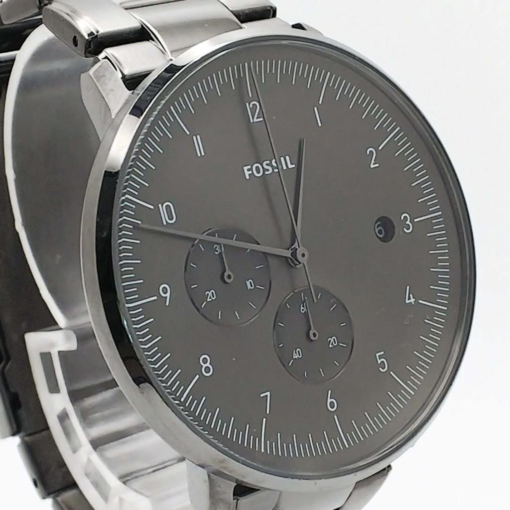 Б/У 1087 [Новый аккумулятор] Минималистичные мужские часы FOSSIL, рабочие