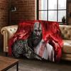 3A Classics God of War Kratos Игровой Геймерский Фланелевый Плед, Теплый и Уютный Мягкий Плед для Дома Спальни Кровати Дивана Детский Подарок