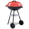 Day and Night - Day and Night Portable Charcoal Barbecue with Wheels XXL 44 Cm