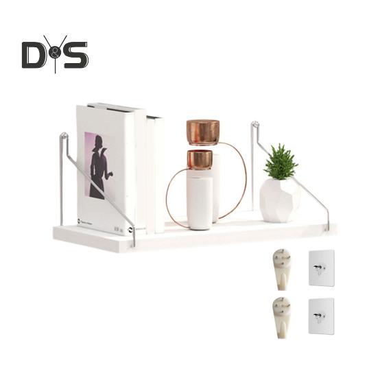 Настенный стеллаж для хранения вещей, большая демонстрационная полка, прочная, несущая, простая в сборке, универсальная плавающая полка для домашнего декора
