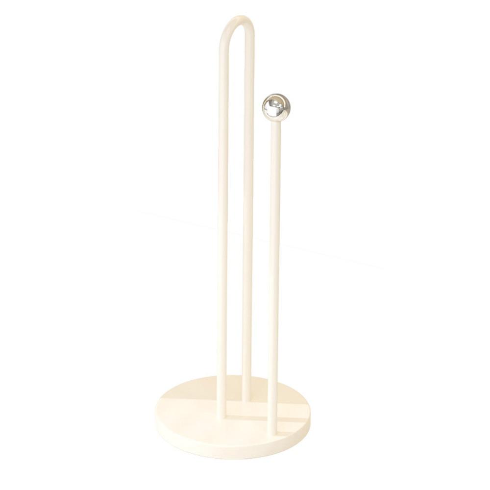 Stable Base Paper Towel Holder Non-slip Easy to Tear Vertical Napkin Dispenser Multifunctional Space Saving