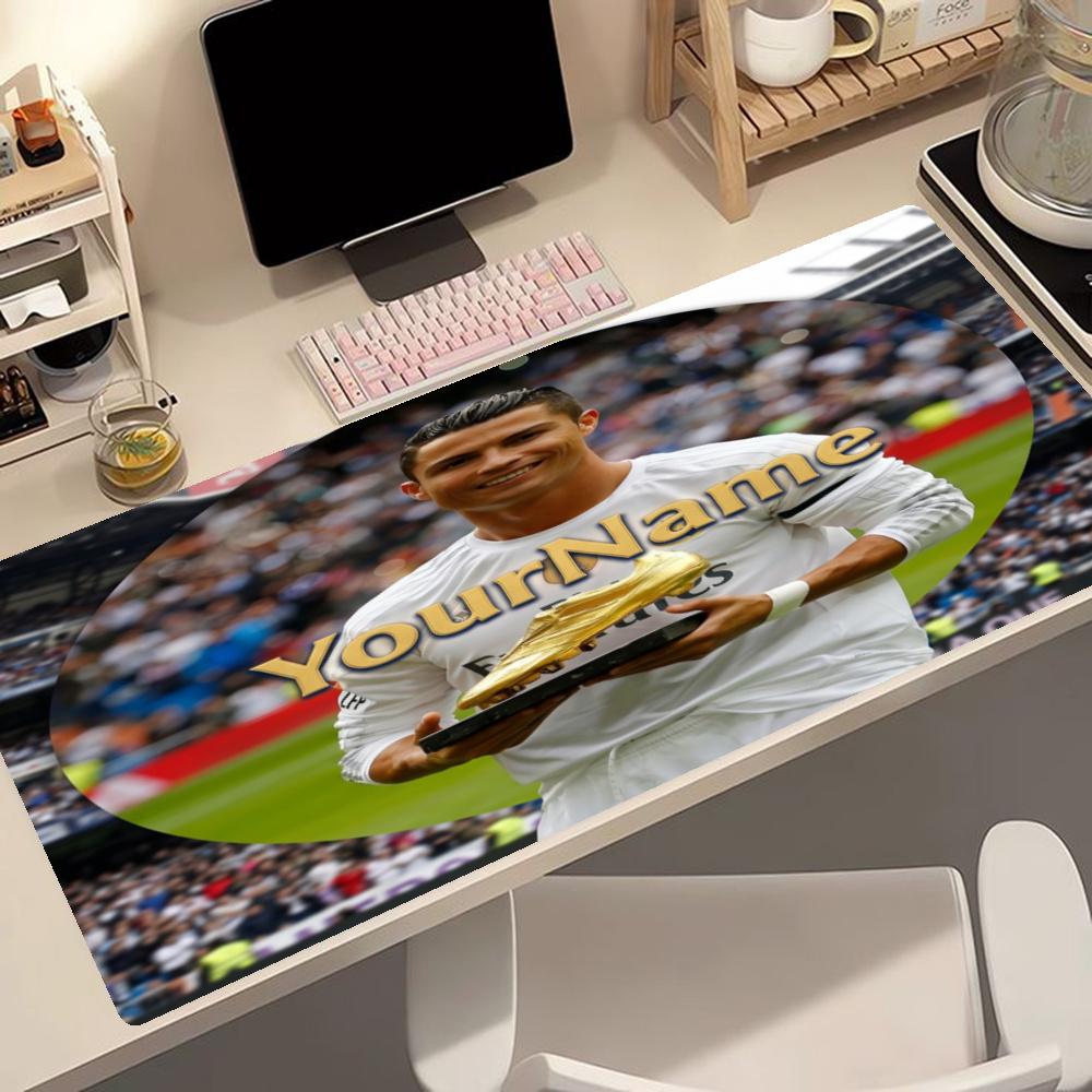 Cristiano Ronaldo Personalized Name Mouse Pad Desk Mouse Pad Desktop Mouse Pad Nonslip Rubber Bottom Perfect For Office Desktop Supplies School Home