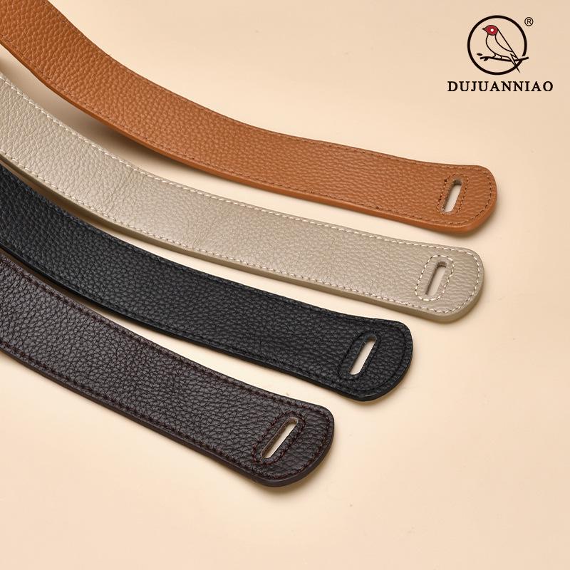 Женский двусторонний пояс-корсет из лицевой коровьей кожи