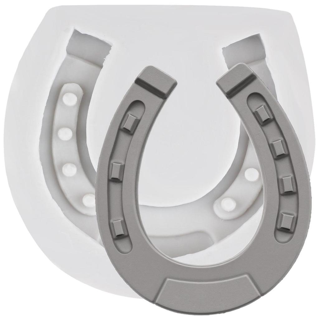 Horseshoe Silicone Mold Horseshoe Hoof Fondant Molds Cake Decorating Tools Theme Cake Dessert Decorated Chocolate Candy Mold