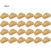 24pcs Gold Wooden Place Card Holders for Wedding Party Restaurant Decoration