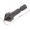 90 Degree Bevel Cutting 1/4" Hex Shank Deburring Drilling Chamfer Bit Cutter Countersink Drill
