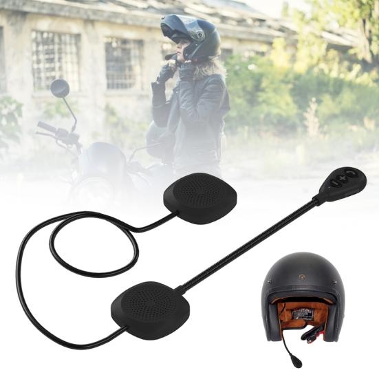 MH05 Мотоциклетная Bluetooth-совместимая 5 перезаряжаемая гарнитура для шлема, наушники с громкой связью