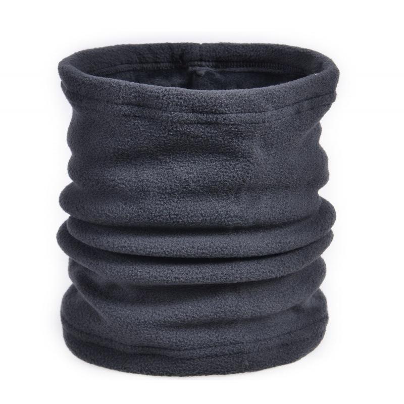 Men's and Women's Outdoor Sports Fleece Scarf Riding Mask Multi-functional Pull Rope Fleece Neck Cover