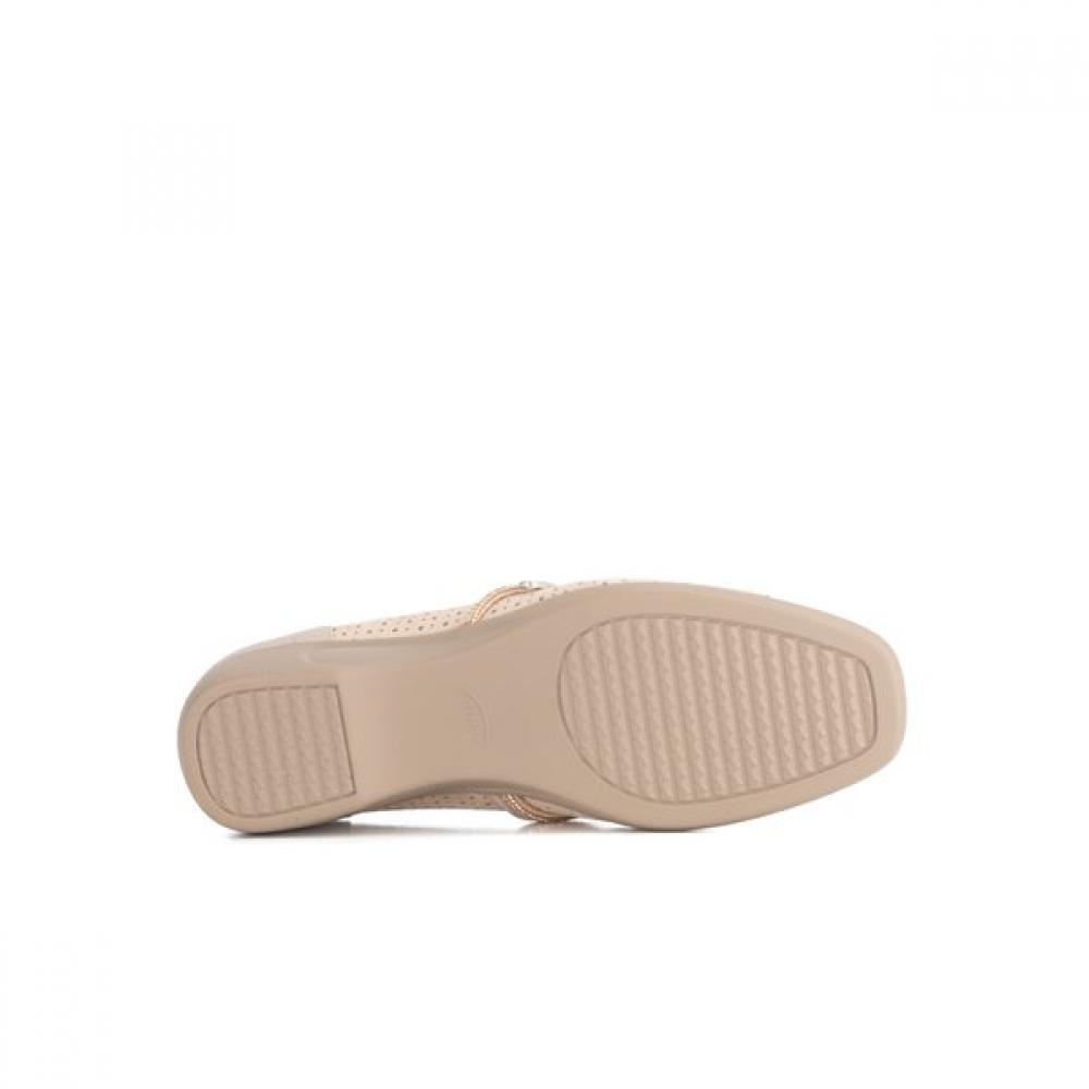 Vainer Women Comfort Shoes Beige Punching 347f0v18d