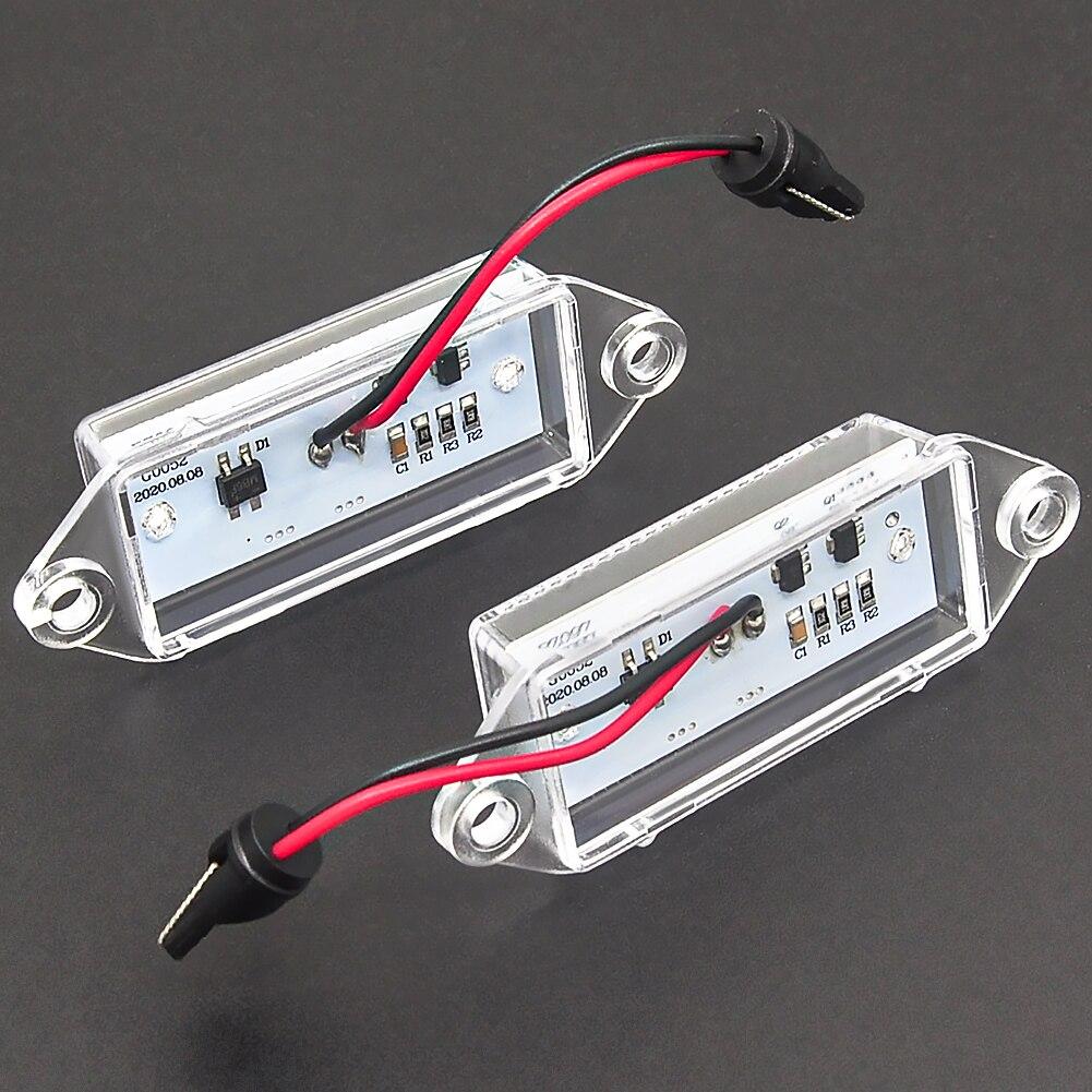 2 шт. светодиодный светильник номерного знака для Mitsubishi 2003-2017 Lancer и 2007-2016 Evo Evolution X Tail Tag Lamps