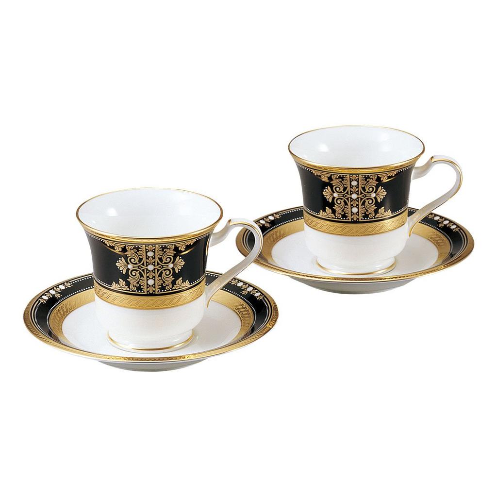 Noritake American Cup Saucer 220cc Evening Majesty 2 Bone China & (Pair Set) P59589/4818