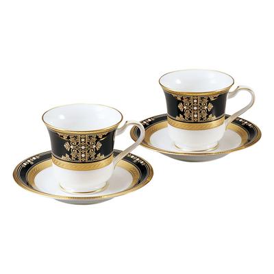 Американская чашка Noritake с блюдцем 220 куб. см Evening Majesty 2 из костяного фарфора и (Парный набор) Р59589/4818