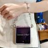 Однотонный чехол для телефона со стразами для Samsung ZFlip8/7/6/5 - Защита складного экрана