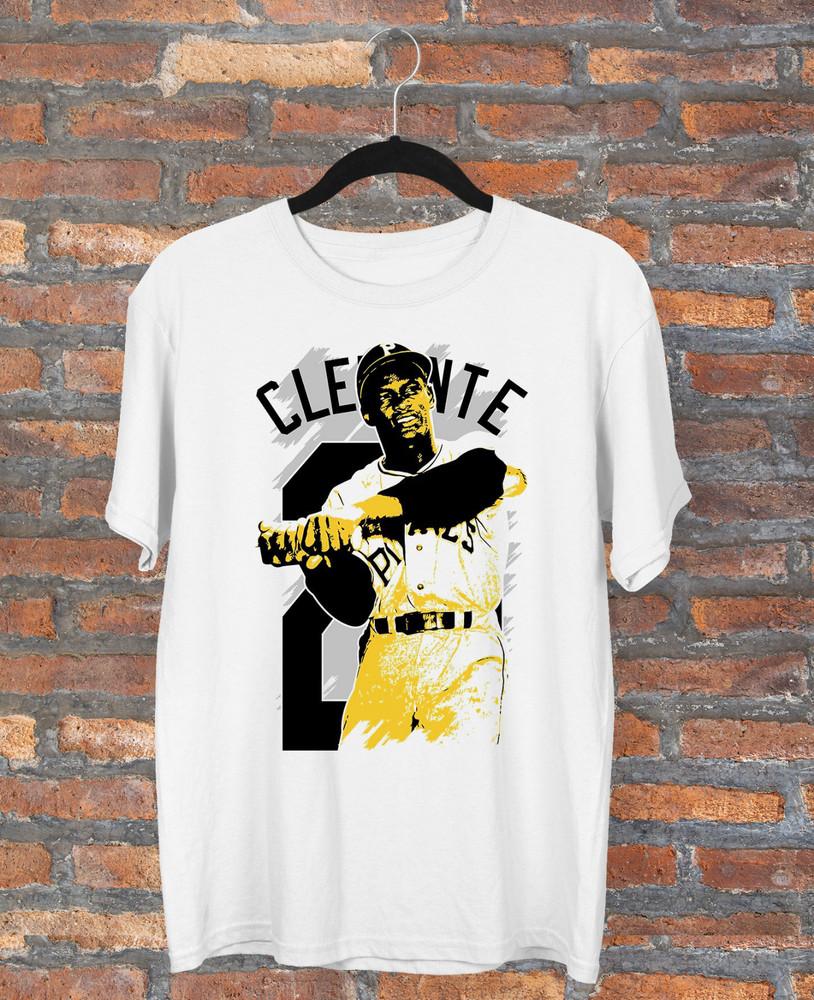 NEW Roberto Clemente T-shirt White Unisex Tee S to 5XL JJ4436 Unisex T-Shirt