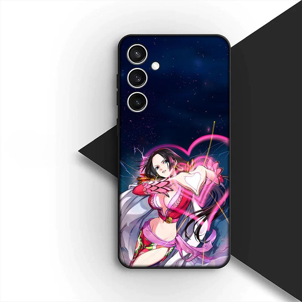 Cover for Samsung Galaxy S24 S25 S23 FE Ultra Plus S7 Edge S25+ S23+ A56 5G Casing Phone Case Boa Hancock One Luffy Pieces