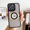 Чехол для iPhone 14 Pro Max, совместимый с MagSafe, с логотипом в виде кольца, с окошком, из ТПУ+ПК