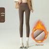 Slim Velvet High-Waist Women's Yoga Leggings - Warm, No Line, Autumn/Winter Wear