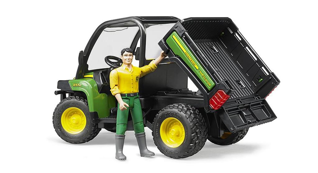 Bruder JD Gator XUV855D with Figure BR02490