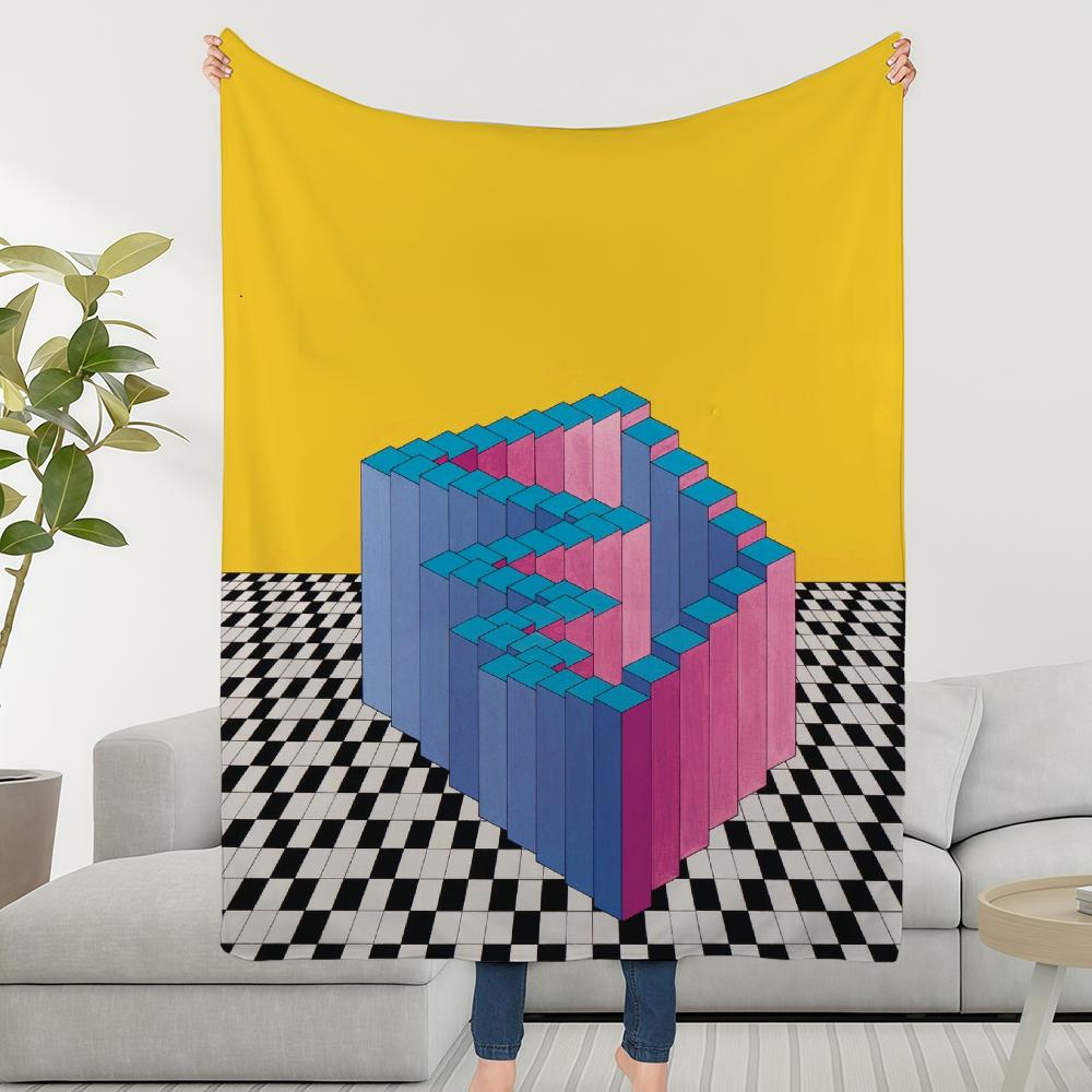 Blanket Throw Super Cosy Plush Living Room Strokes Sofa Couch Band The Childish Rock Birthday Gifts