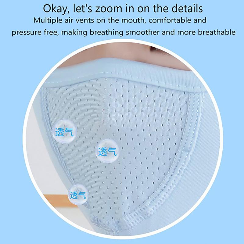 Summer Sunscreen Ice Silk Mask Uv Protection Face Cover Sunscreen Veil Face With Brim Outdoor Cycling Sun Protection Hats Caps