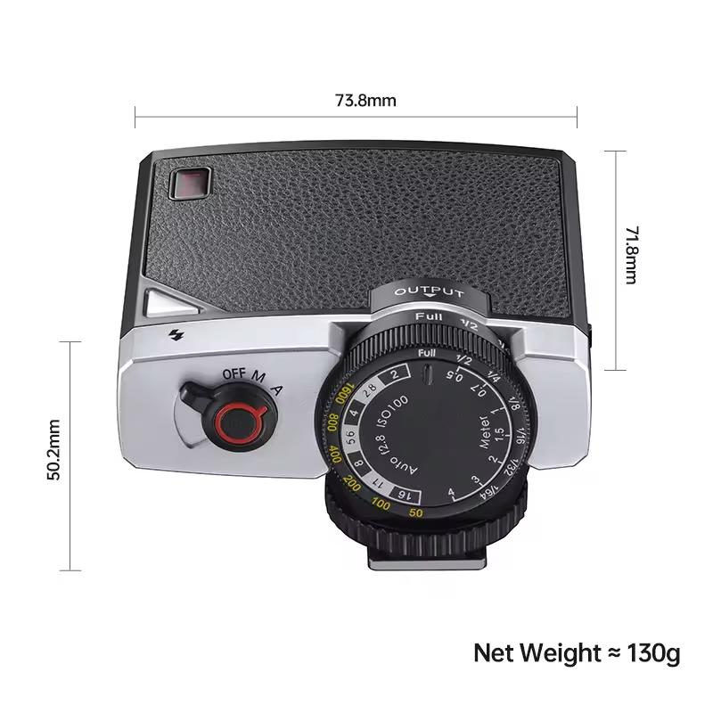 Godox Ретро-вспышка Lux Junior с рассеивателем, Speedlite GN12 6000K для камер Canon Nikon Sony Fuji Olympus «горячий башмак»