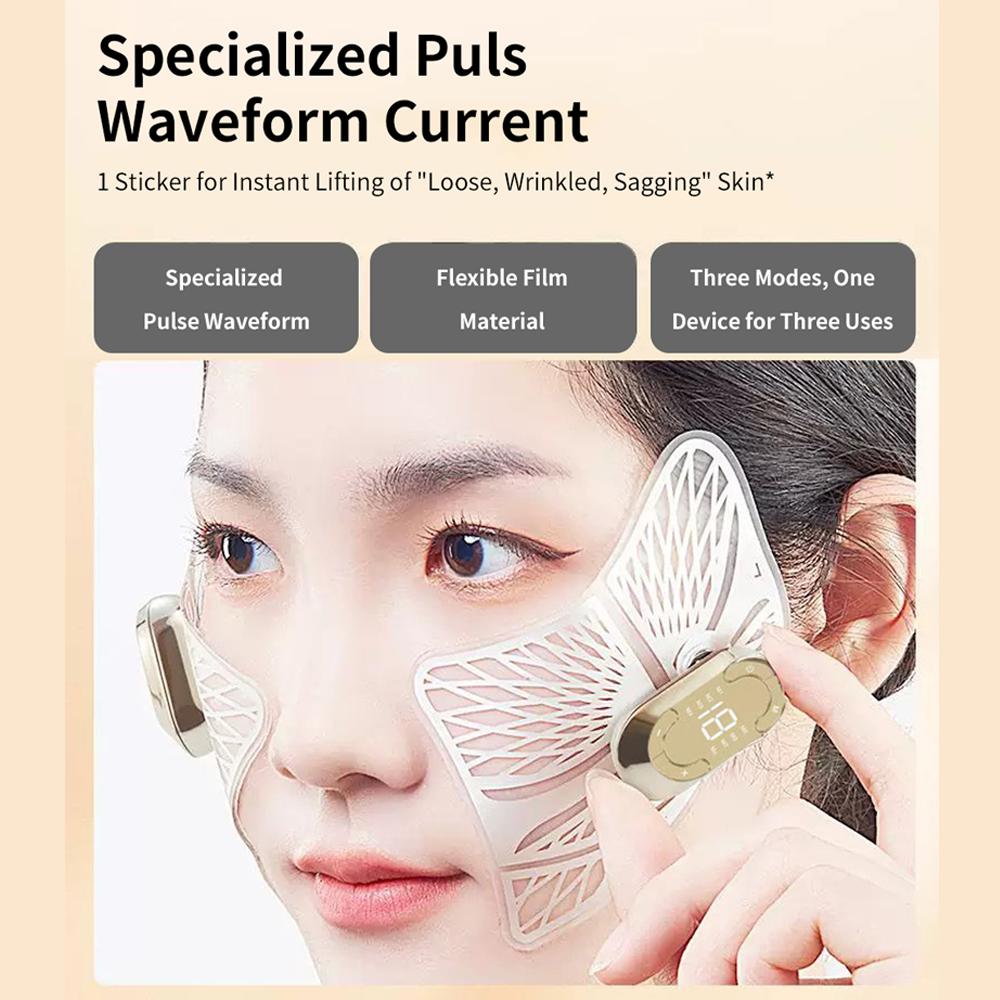 Wireless Remote Control EMS Eye Face Beauty Massage Muscle Stimulator Facial Lifting Anti-Wrinkle Lift Face Skin Care Dark Circles Relieves Fatigue