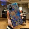 Чехол для телефона из синего золота с мандалой и цветком «Ловец снов», чехол для телефона OPPO A74 A94 A3S A5S A9 A12 A15S A52 A53S A72 A73 2020 A91 5G, чехлы