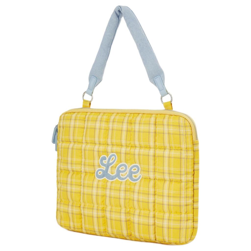 New Lee Fabric Shoulder Computer Bag Women's Pink/Light Blue/Yellow LE250022M-1