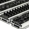 Polentex Aluminum Doormat Brush/Grosgrain, 80X50 , C17 With Frame