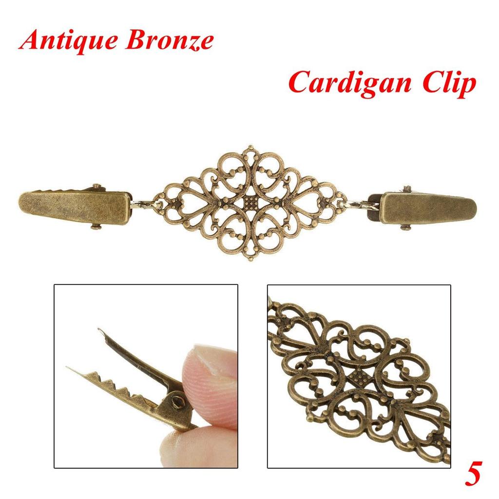 Шарм Подарок Новый Воротник Рубашки Зимний Свитер Блузка Зажим для Шали Брошь Зажим-Утка Застежки Зажим для Кардигана