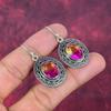 Bi-Color Tourmaline Earrings Gemstone Jewelry, 925 Solid Sterling Silver Handmade Earrings, Latest Design Jewelry