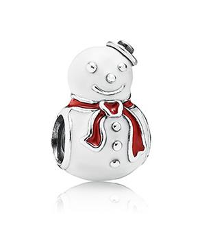 925 Silver Heart Charms Snow House Snowflake Snowman Pendant DIY Jewelry Making For Women Gift Fashion Accessories