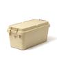 Car 70L Stacking Trunk Cargo Storage Box Organizer Coyote Beige with Lid Outdoor Sitting Large Capacity 1628754