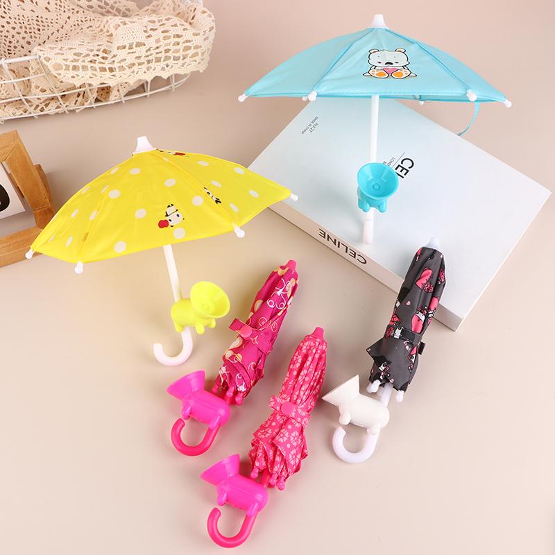 Универсальная мини-стойка для зонта с присоской, подставка для сотового телефона, симпатичный уличный солнцезащитный козырек, крепление для держателя телефона