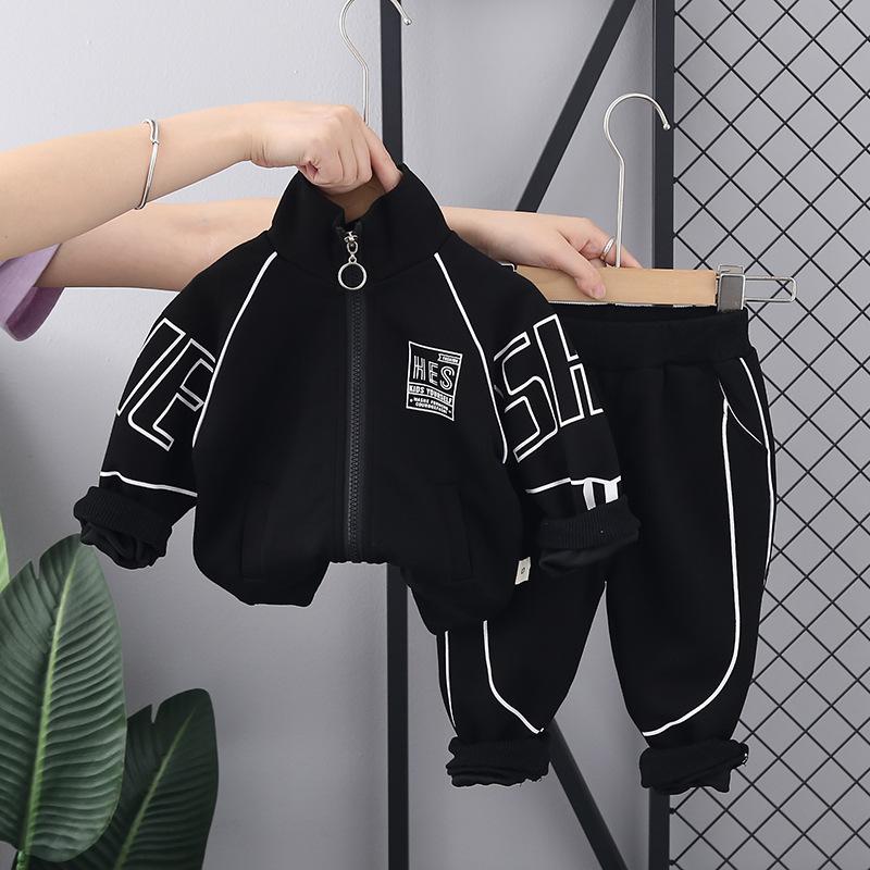 Костюм детской одежды Детский для мальчиков Куртка Брюки 2 шт./компл. Детская одежда для девочек Костюм для младенцев Спортивные костюмы для малышей